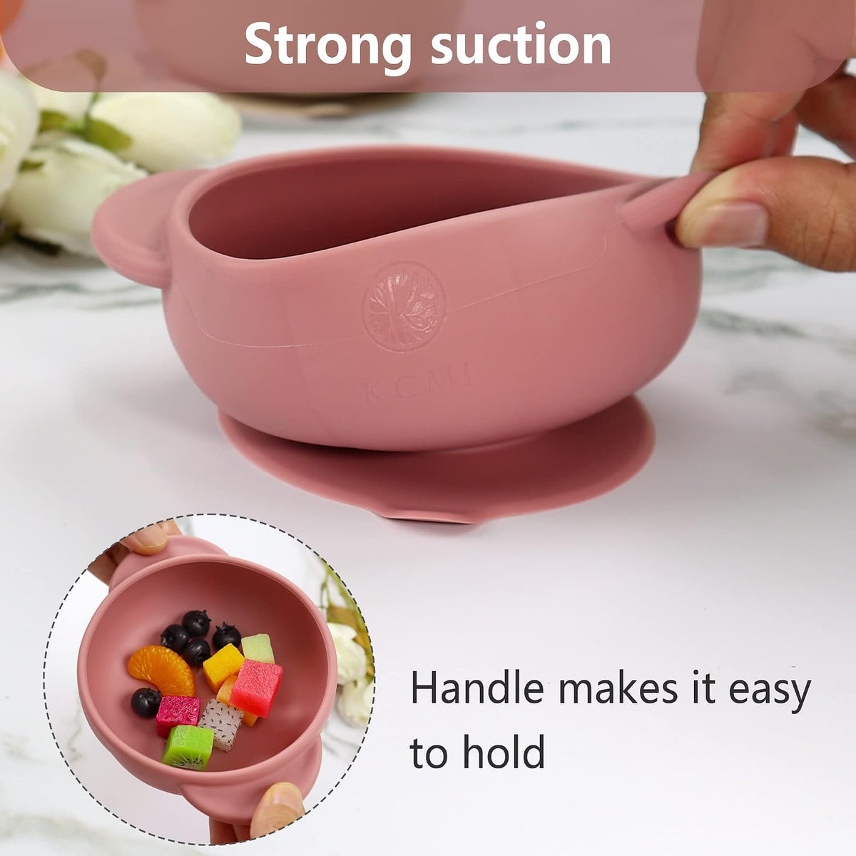 Silicone Baby Led Weaning 9 Piece Set, Pumpkin Style, Orange