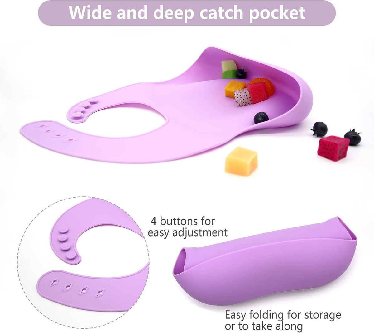 Silicone Baby Led Weaning 9 Piece Set, Pumpkin Style, Orange
