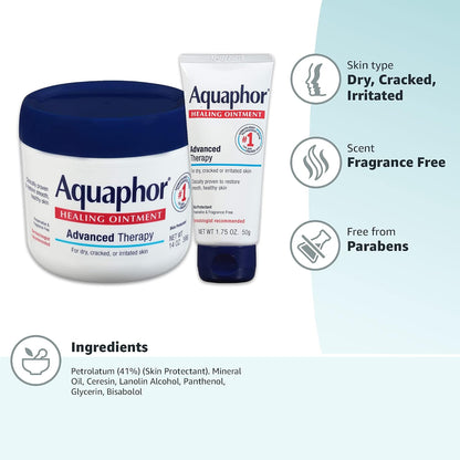 Advanced Therapy Healing Ointment Skin Protectant, 14 OZ