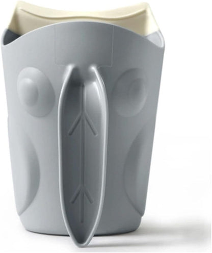 Baby Frog Shape Bath Rinse Cup - Hair Shampoo Rinser - Baby Bath Cup - Shower Washing - PP+TPE Material - Green, Gray Blue