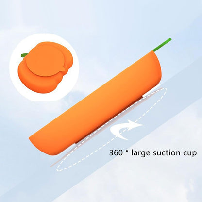Pumpkin Shaped Meal Tray with Suction Cup for Secure Dining Portable Feeding Plate Silicone Children Dinnerwares Halloween Pumpkin Plates