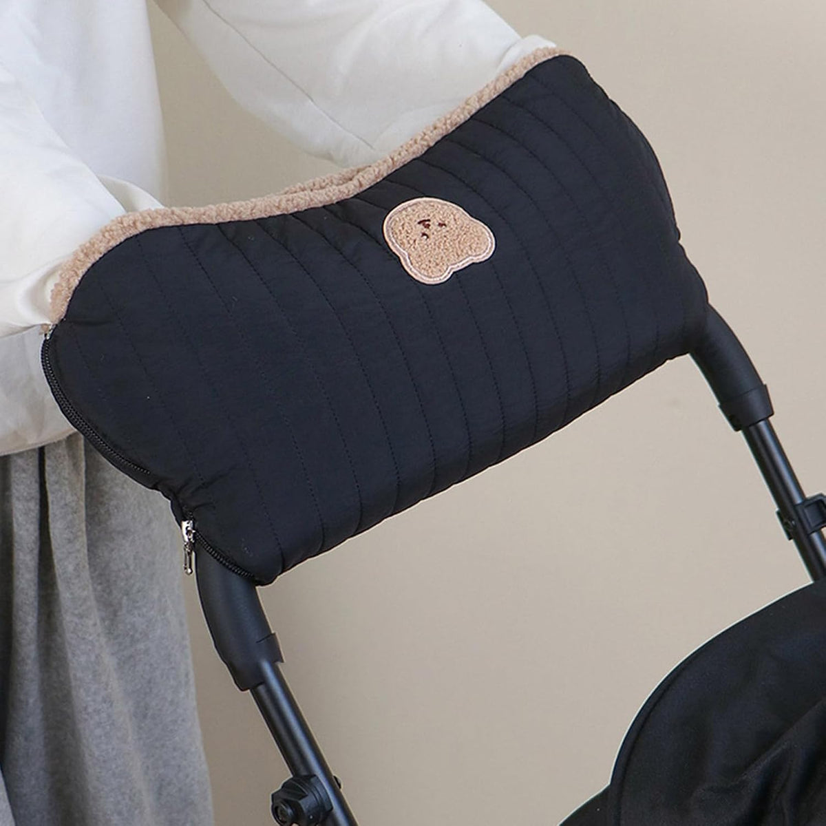 Multifunctional Mittens Baby Strollers Hand Muffs Cold Weather Soft Lined Warm Gloves for Parents Comfortable Mitts Windproof Pram Gloves