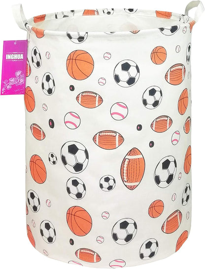 Weave Laundry Hamper Large Canvas Fabric Storage Basket