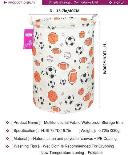 Weave Laundry Hamper Large Canvas Fabric Storage Basket