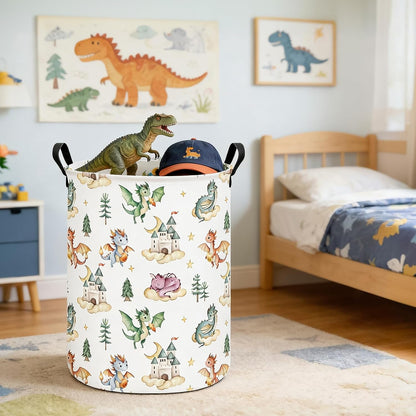 Weave Laundry Hamper Large Canvas Fabric Storage Basket
