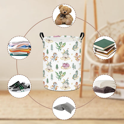 Weave Laundry Hamper Large Canvas Fabric Storage Basket
