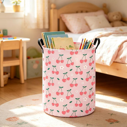Weave Laundry Hamper Large Canvas Fabric Storage Basket