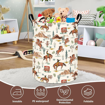 Weave Laundry Hamper Large Canvas Fabric Storage Basket
