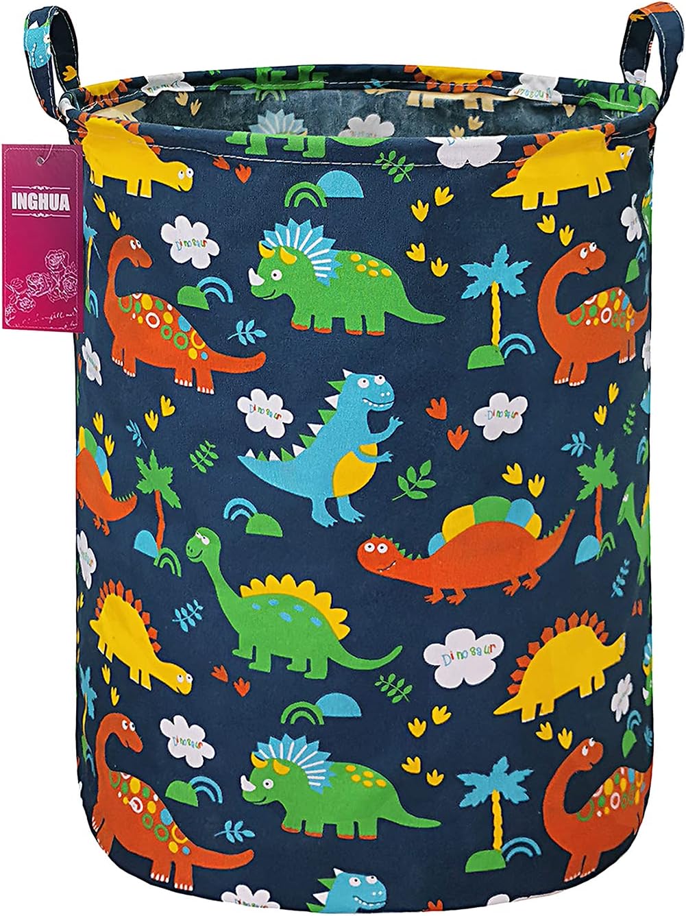 Weave Laundry Hamper Large Canvas Fabric Storage Basket