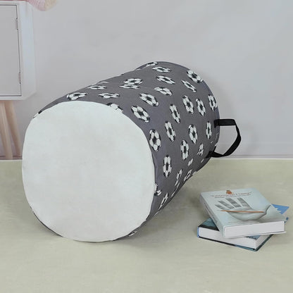 Weave Laundry Hamper Large Canvas Fabric Storage Basket