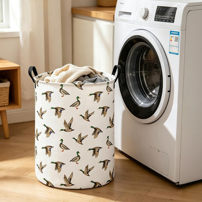 Weave Laundry Hamper Large Canvas Fabric Storage Basket