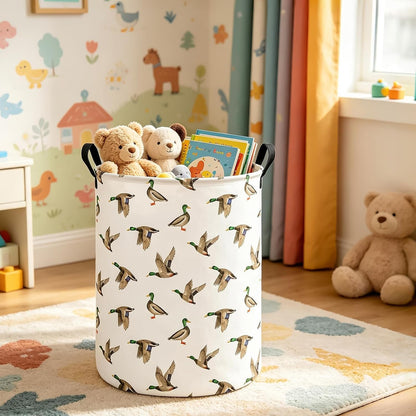 Weave Laundry Hamper Large Canvas Fabric Storage Basket