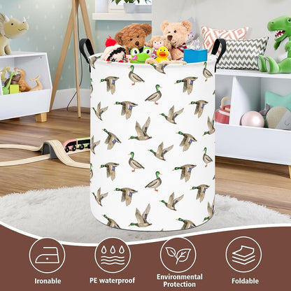 Weave Laundry Hamper Large Canvas Fabric Storage Basket