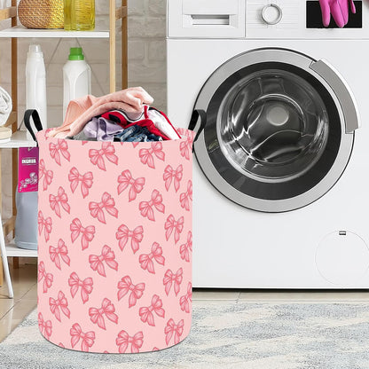 Weave Laundry Hamper Large Canvas Fabric Storage Basket