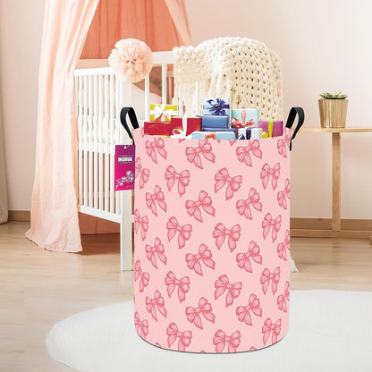 Weave Laundry Hamper Large Canvas Fabric Storage Basket
