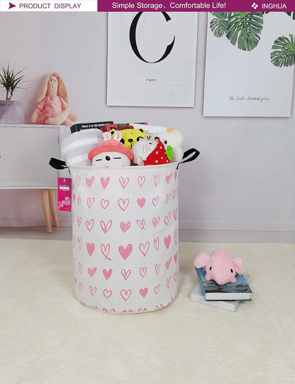 Weave Laundry Hamper Large Canvas Fabric Storage Basket