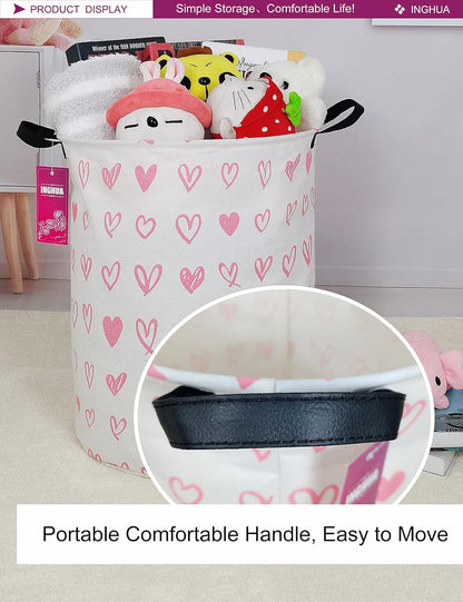 Weave Laundry Hamper Large Canvas Fabric Storage Basket