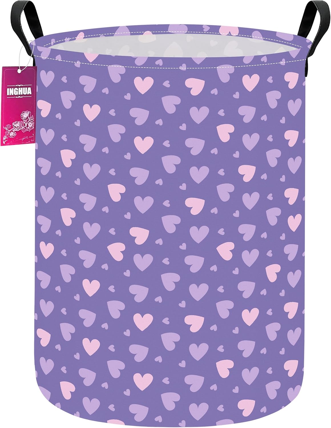 Weave Laundry Hamper Large Canvas Fabric Storage Basket