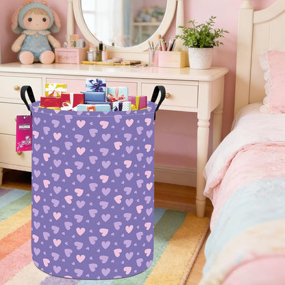 Weave Laundry Hamper Large Canvas Fabric Storage Basket