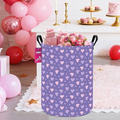 Weave Laundry Hamper Large Canvas Fabric Storage Basket