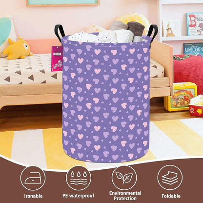 Weave Laundry Hamper Large Canvas Fabric Storage Basket