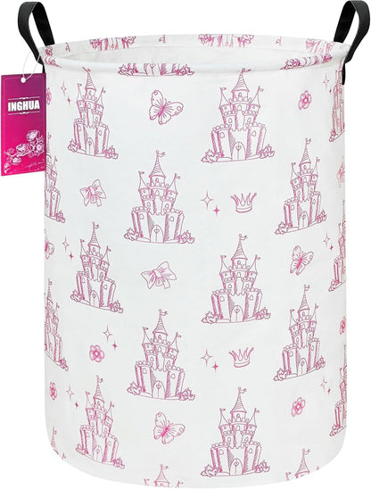 Weave Laundry Hamper Large Canvas Fabric Storage Basket