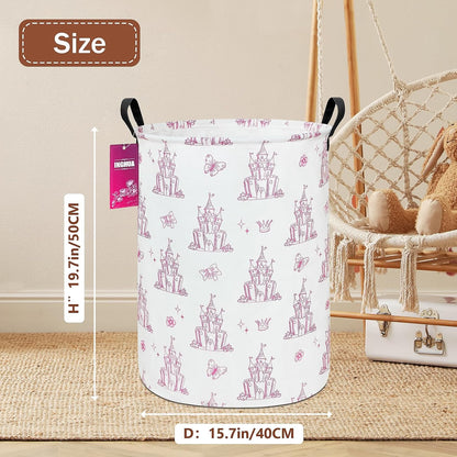 Weave Laundry Hamper Large Canvas Fabric Storage Basket