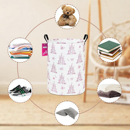 Weave Laundry Hamper Large Canvas Fabric Storage Basket