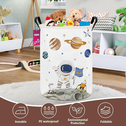 Weave Laundry Hamper Large Canvas Fabric Storage Basket