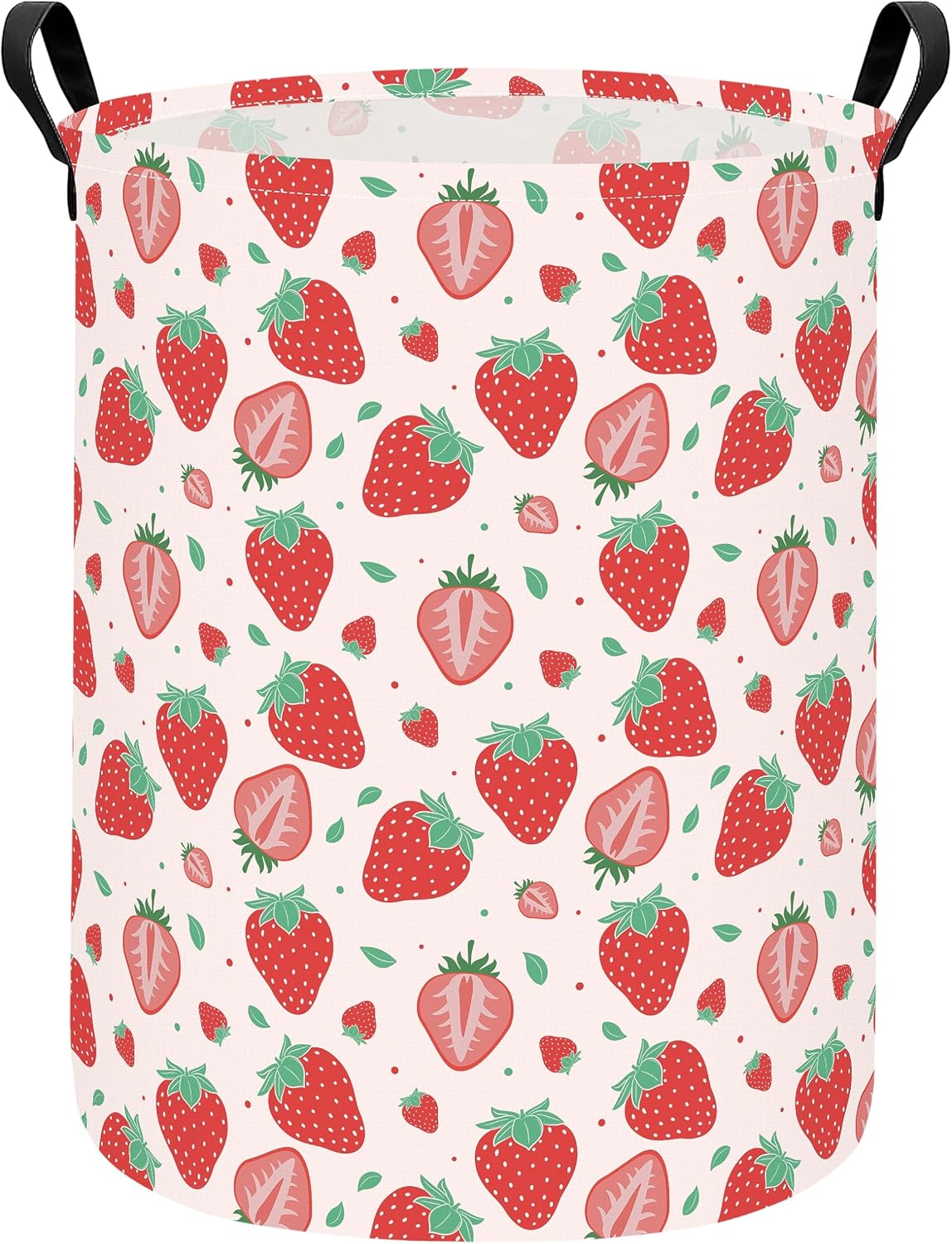 Weave Laundry Hamper Large Canvas Fabric Storage Basket