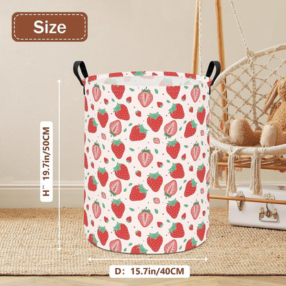 Weave Laundry Hamper Large Canvas Fabric Storage Basket