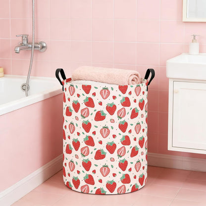 Weave Laundry Hamper Large Canvas Fabric Storage Basket