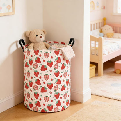 Weave Laundry Hamper Large Canvas Fabric Storage Basket