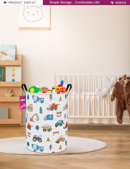 Weave Laundry Hamper Large Canvas Fabric Storage Basket