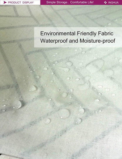 Weave Laundry Hamper Large Canvas Fabric Storage Basket