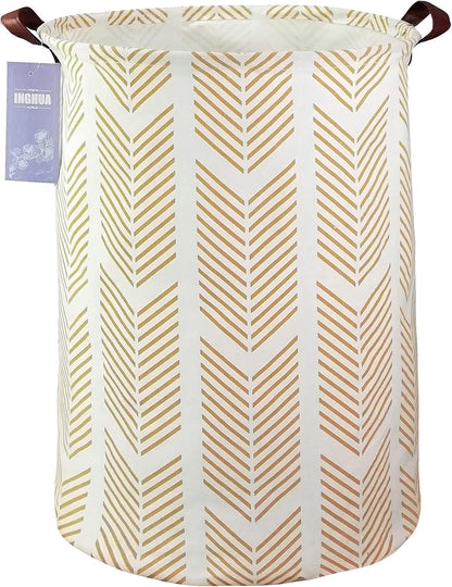 Weave Laundry Hamper Large Canvas Fabric Storage Basket