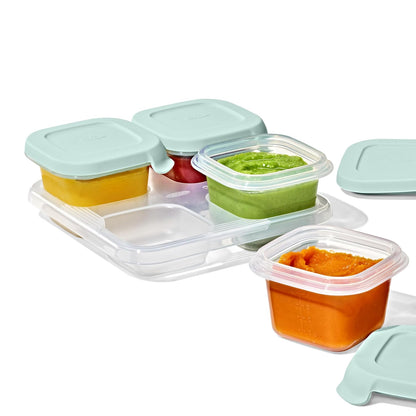 Silicone Baby Food Storage Container, Set of Four, 4oz Containers