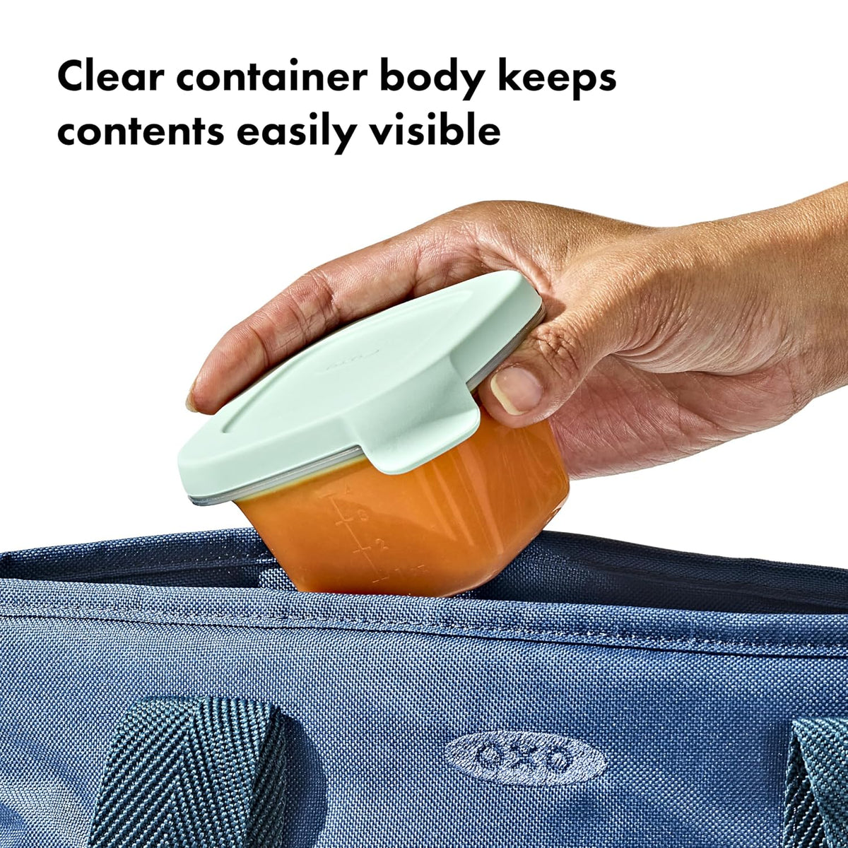 Silicone Baby Food Storage Container, Set of Four, 4oz Containers