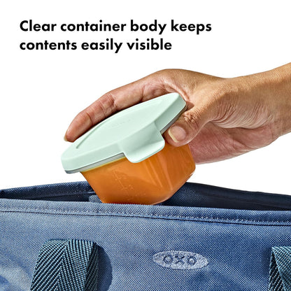 Silicone Baby Food Storage Container, Set of Four, 4oz Containers