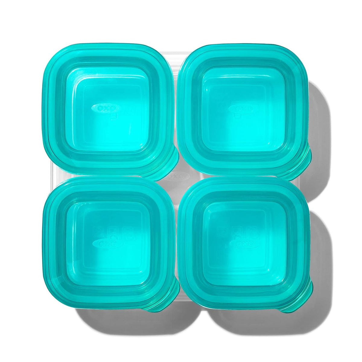 Silicone Baby Food Storage Container, Set of Four, 4oz Containers