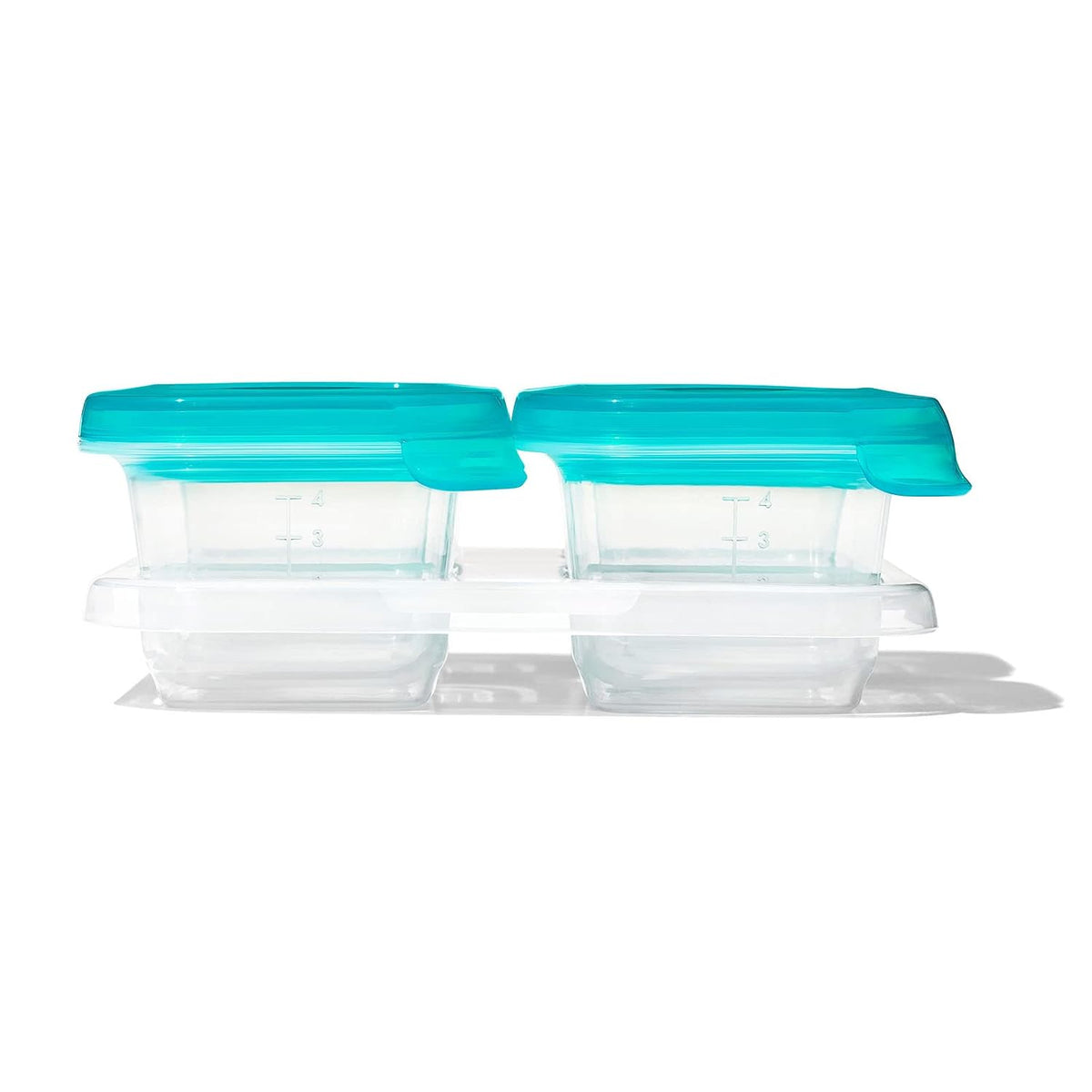 Silicone Baby Food Storage Container, Set of Four, 4oz Containers