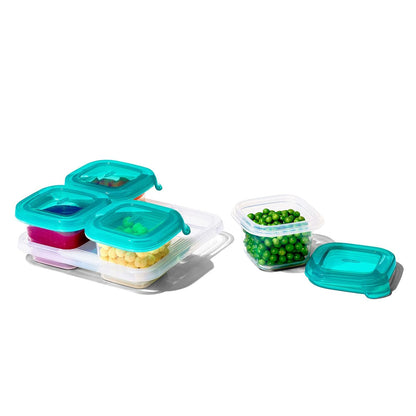 Silicone Baby Food Storage Container, Set of Four, 4oz Containers