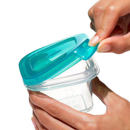 Silicone Baby Food Storage Container, Set of Four, 4oz Containers