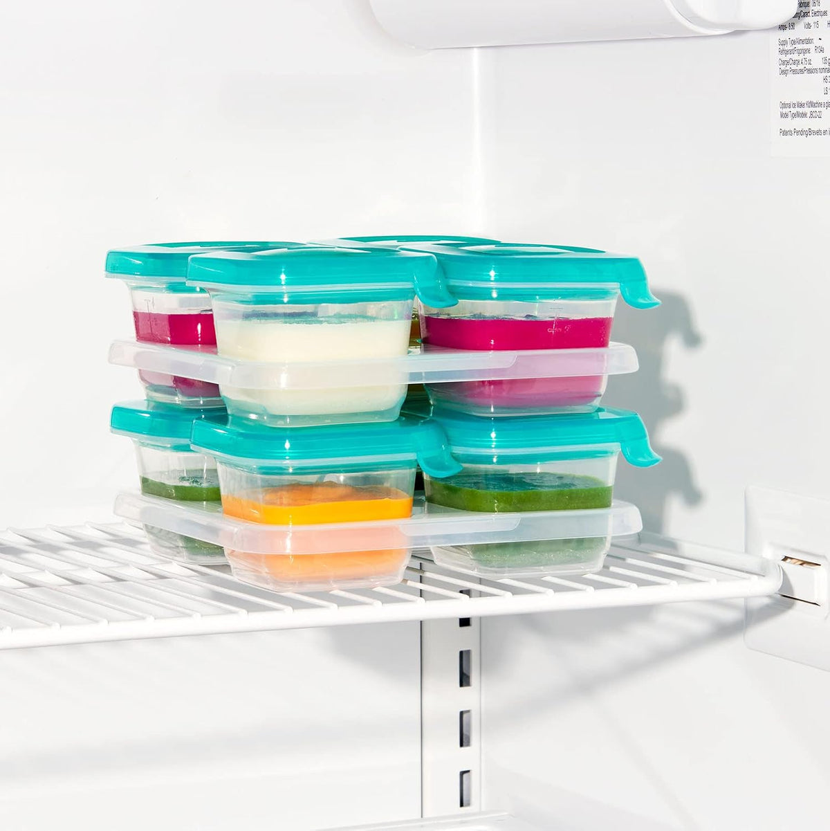 Silicone Baby Food Storage Container, Set of Four, 4oz Containers