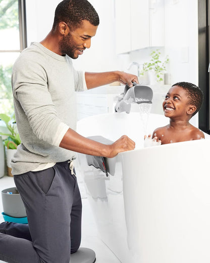 Baby Bath Rinse Cup MOBY Tear-free Waterfall Rinser Grey Age 0+