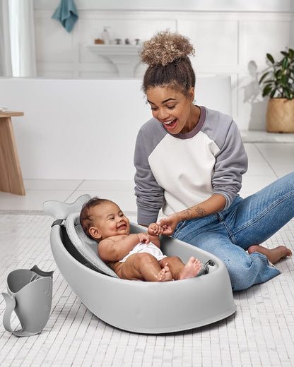 Baby Bath Rinse Cup MOBY Tear-free Waterfall Rinser Grey Age 0+