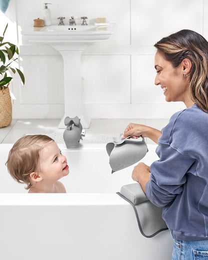 Baby Bath Rinse Cup MOBY Tear-free Waterfall Rinser Grey Age 0+