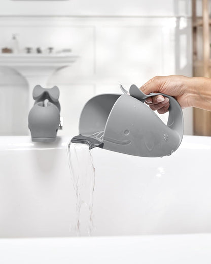 Baby Bath Rinse Cup MOBY Tear-free Waterfall Rinser Grey Age 0+