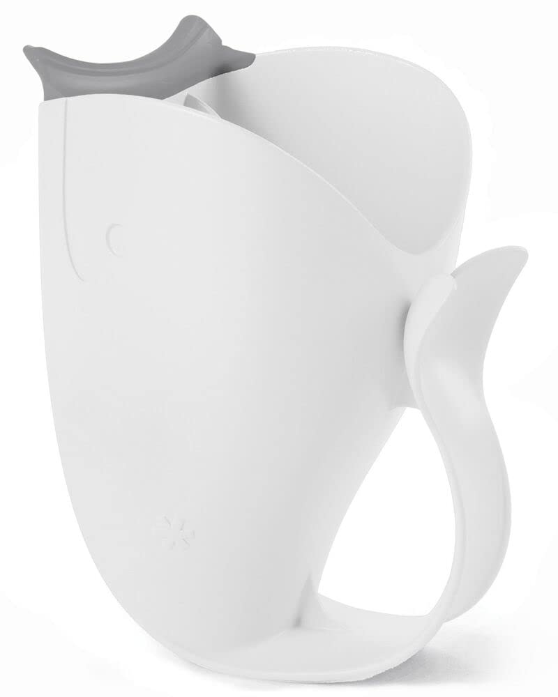 Baby Bath Rinse Cup MOBY Tear-free Waterfall Rinser Grey Age 0+