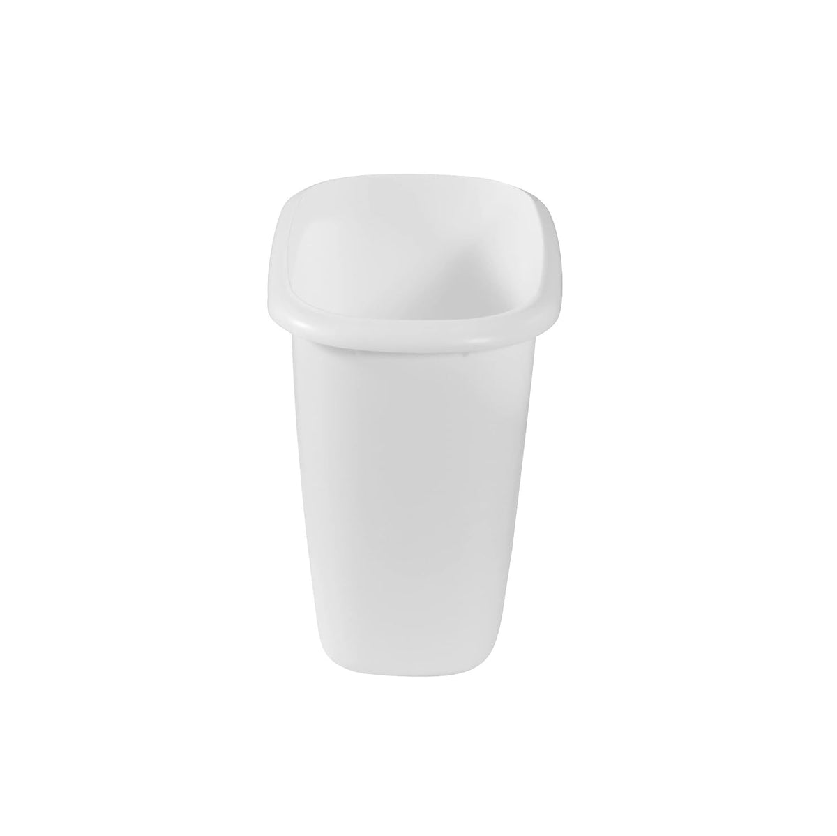 Vanity Trash Can/Wastebasket 1.5-Gallons/6-Quarts White for Under Counter/Kitchen/Office/Bedroom/Bathroom
